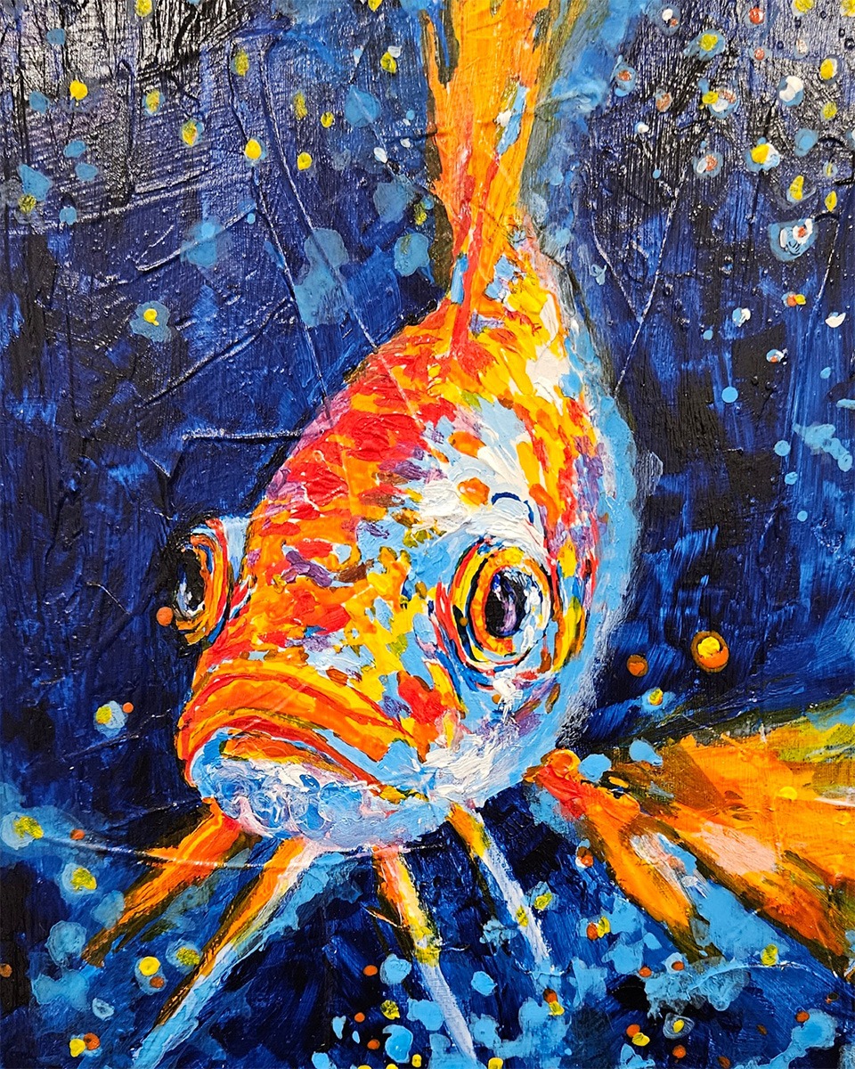 Painting of a fish